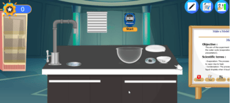 Make a model of the water cycle