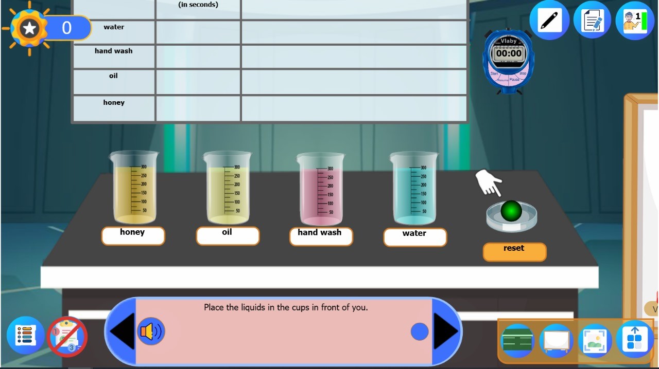 Effect of Viscosity on the Movement of Objects in Liquids