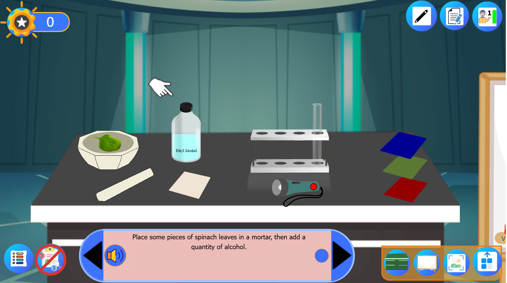 Light Absorption by Chlorophyll