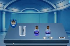 The concept of measuring the speed of a chemical reaction