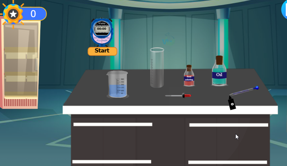 Thinking Like Scientists - Water, Oil, and Food Coloring