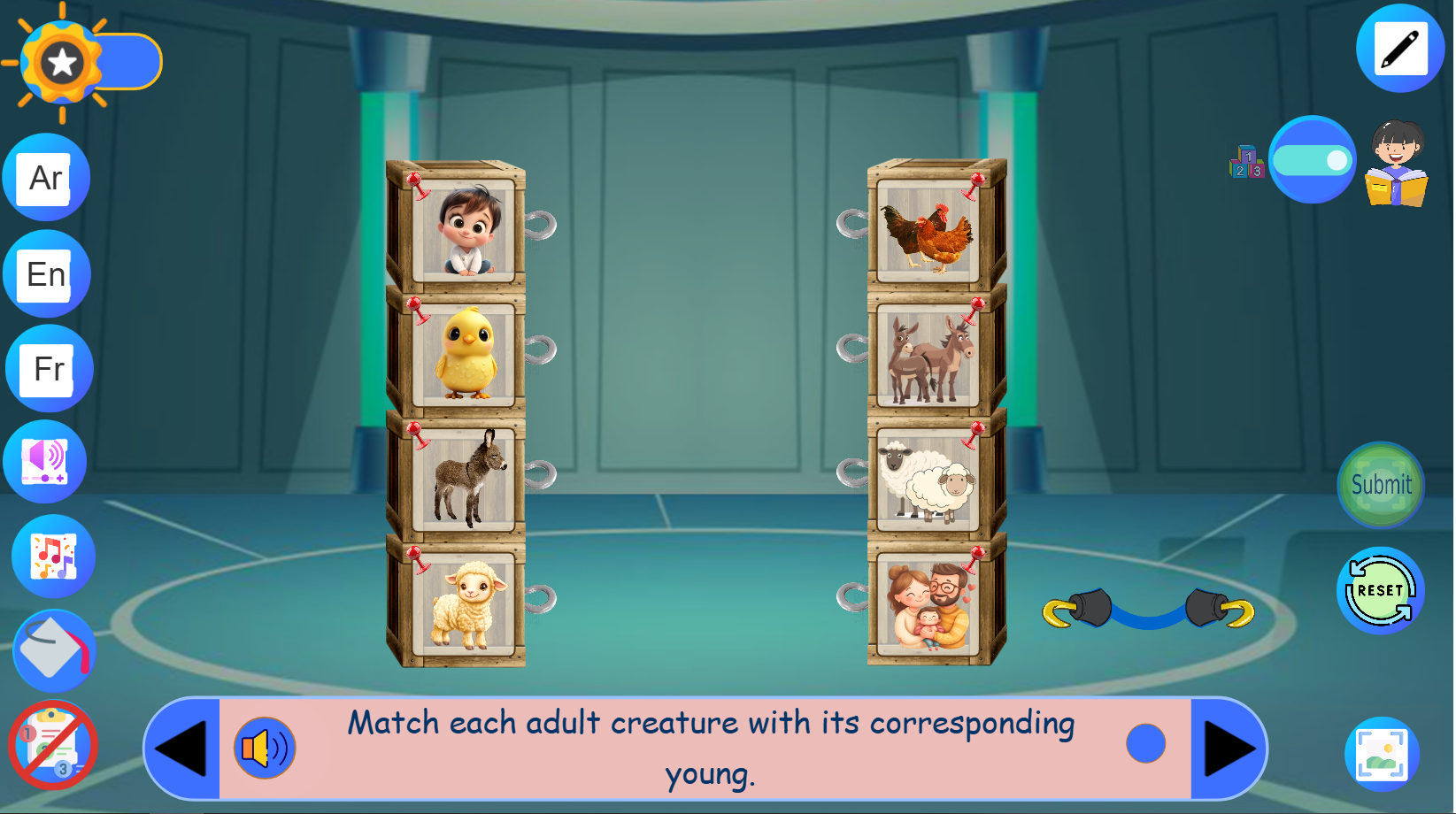 Identifying living organisms and their young