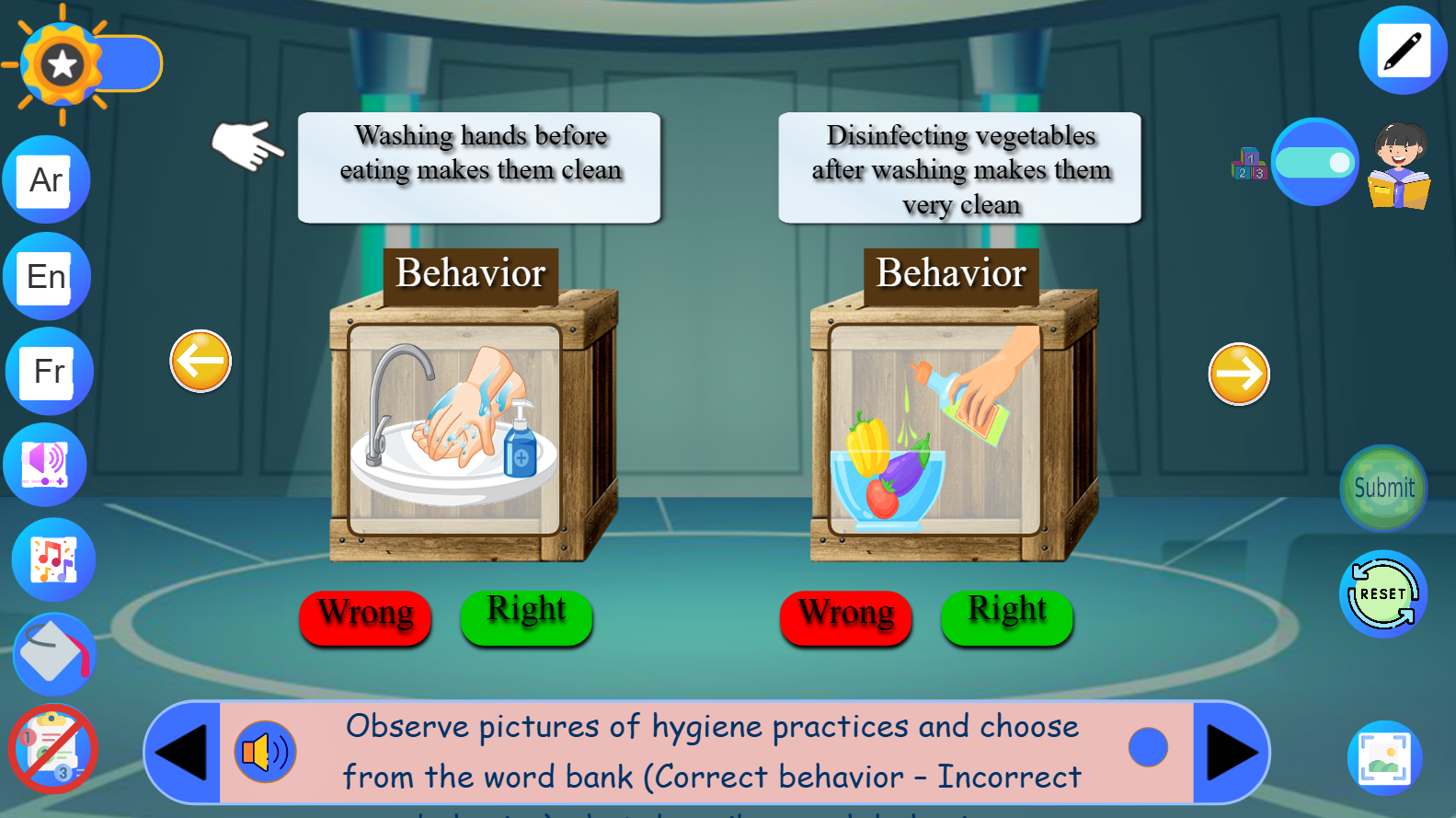Hygiene behaviors